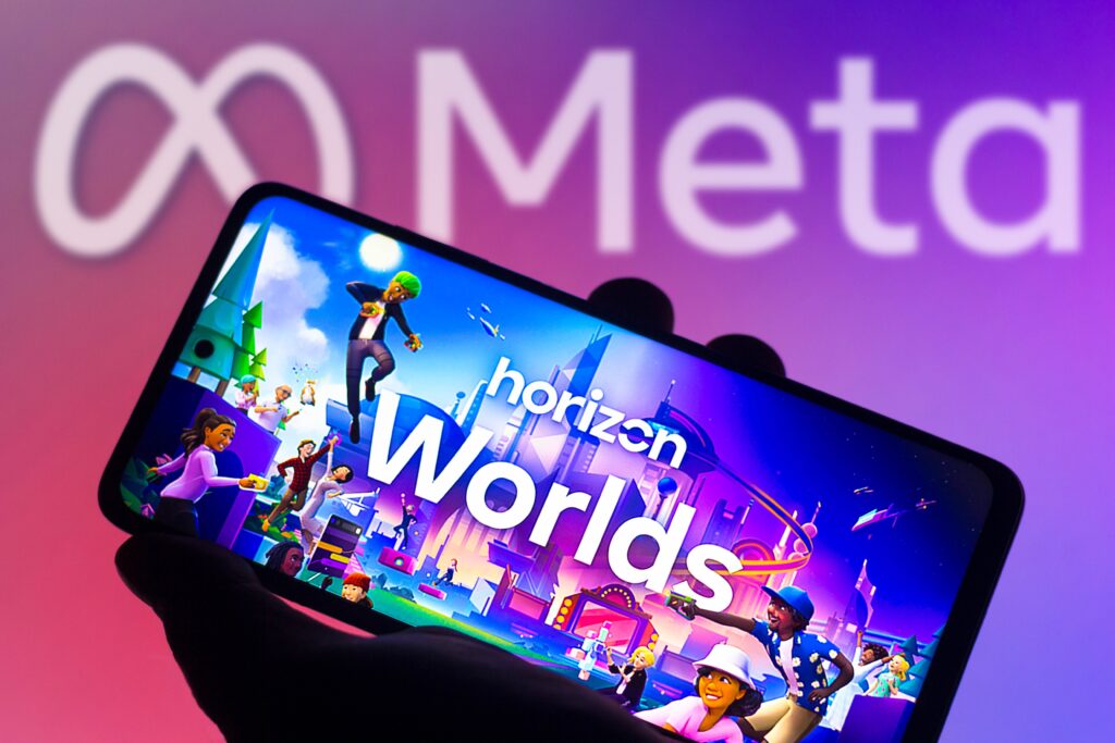 Meta's VR app, Horizon World